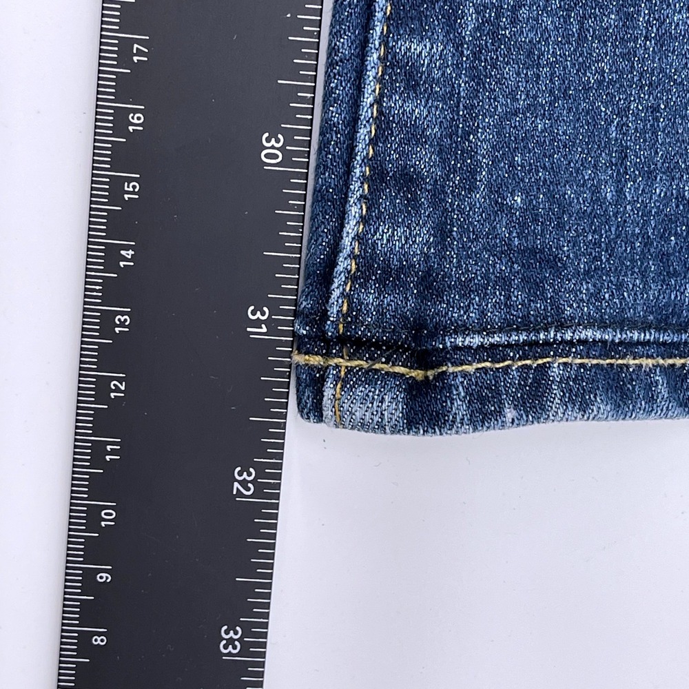 7 For All Mankind Kimmie Bootcut Jeans Womens 31 Medium Wash Stretch Denim USA - Picture 9 of 10